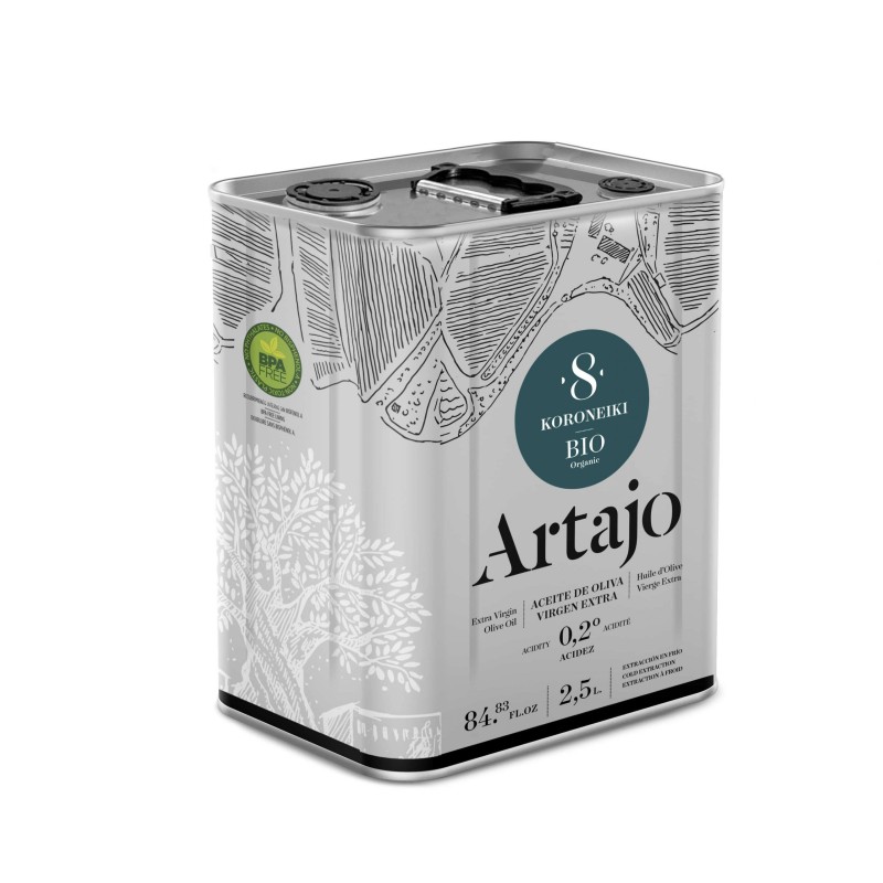 Compra Artajo 8 Koroneiki Bio Lata 2,5L - Sabor Ecológico Premium