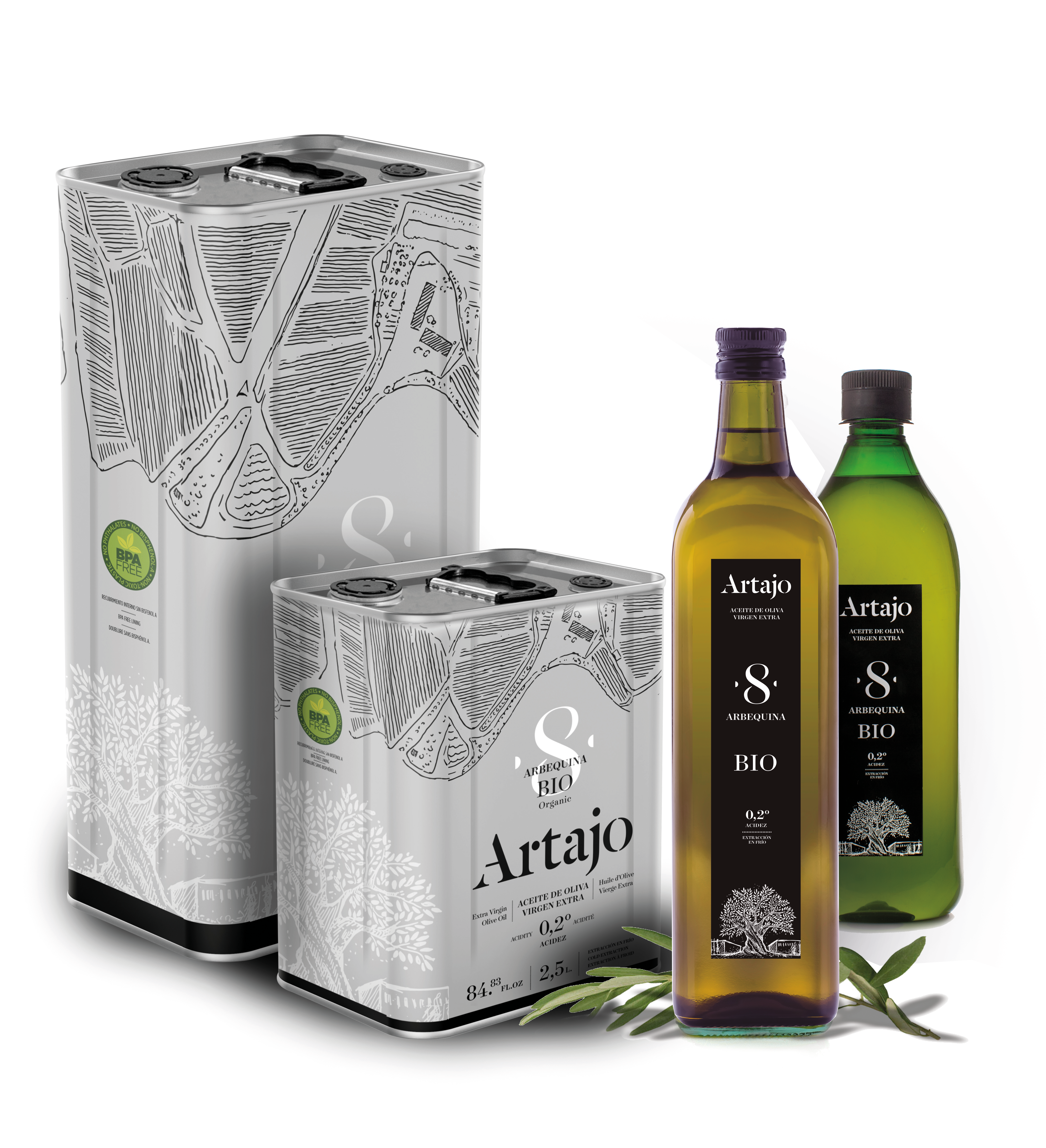 Aceite Artajo 8 BIO Arbequina