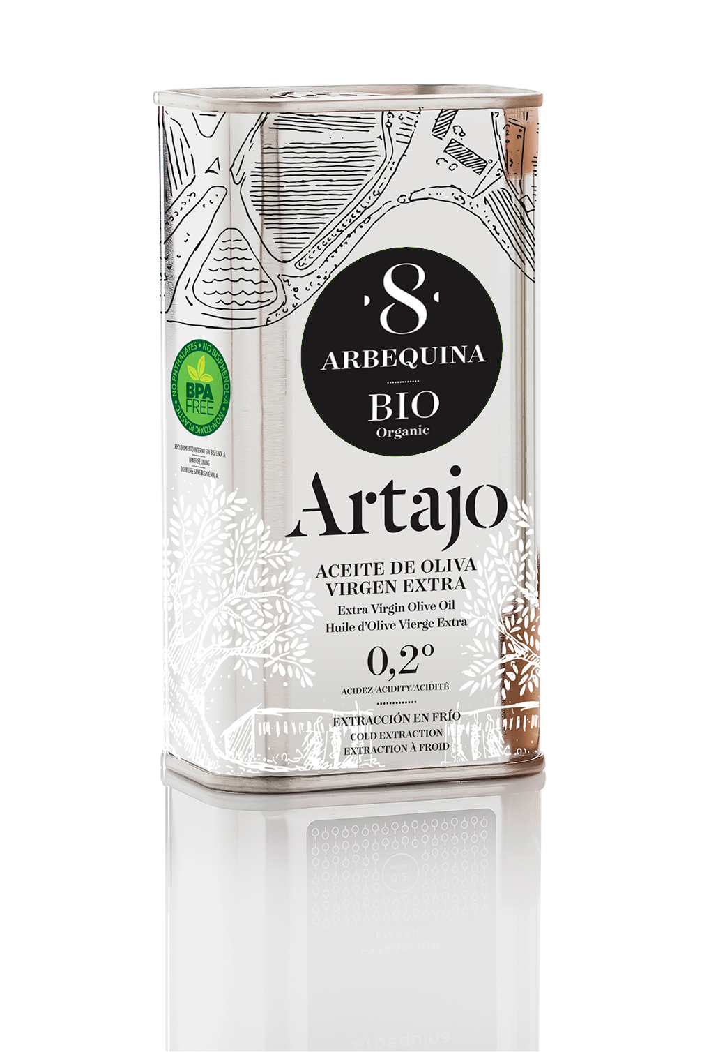 Aceite Artajo 8 BIO Arbequina